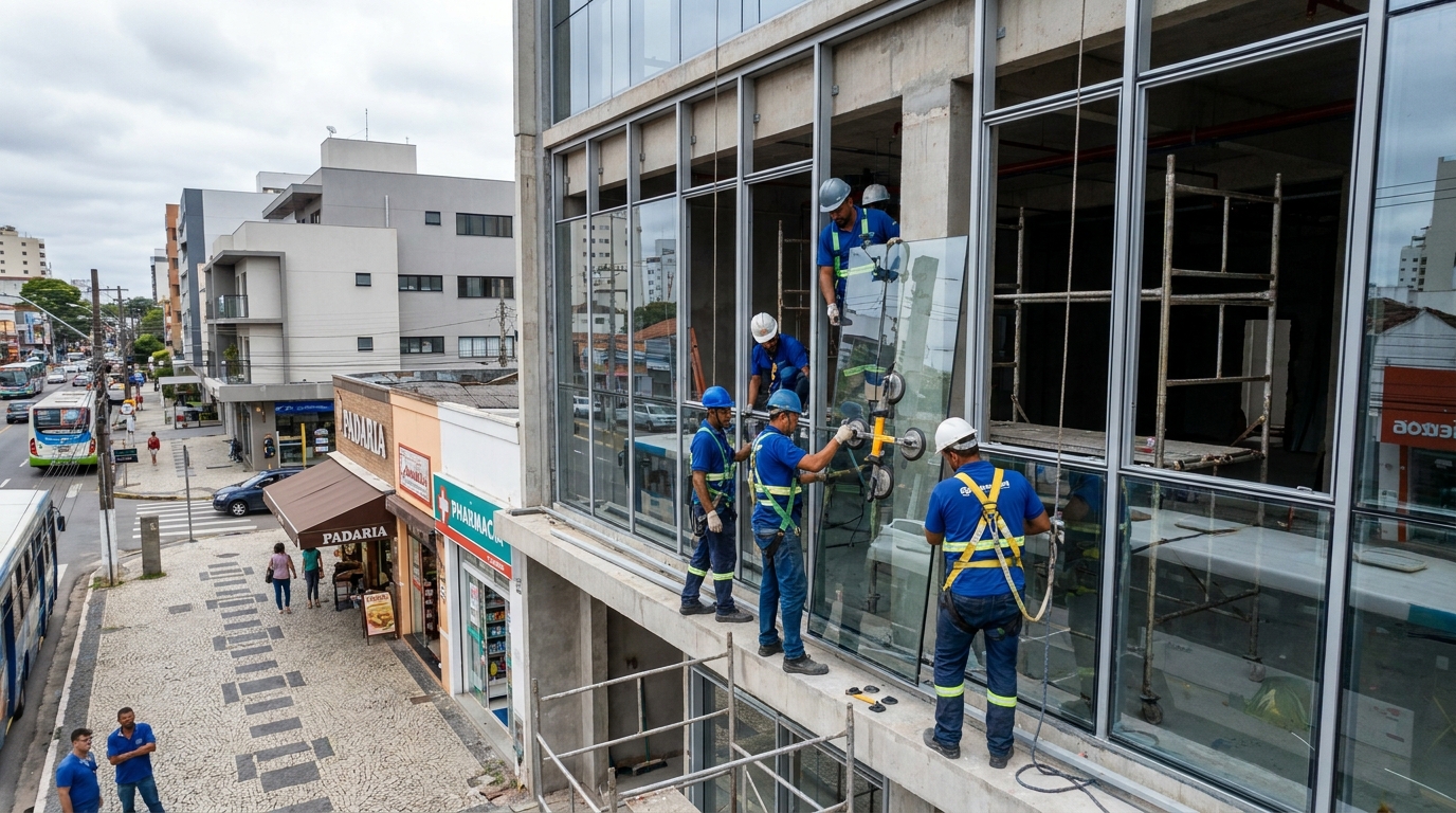 Fachada de Vidro em Juiz de Fora‑MG